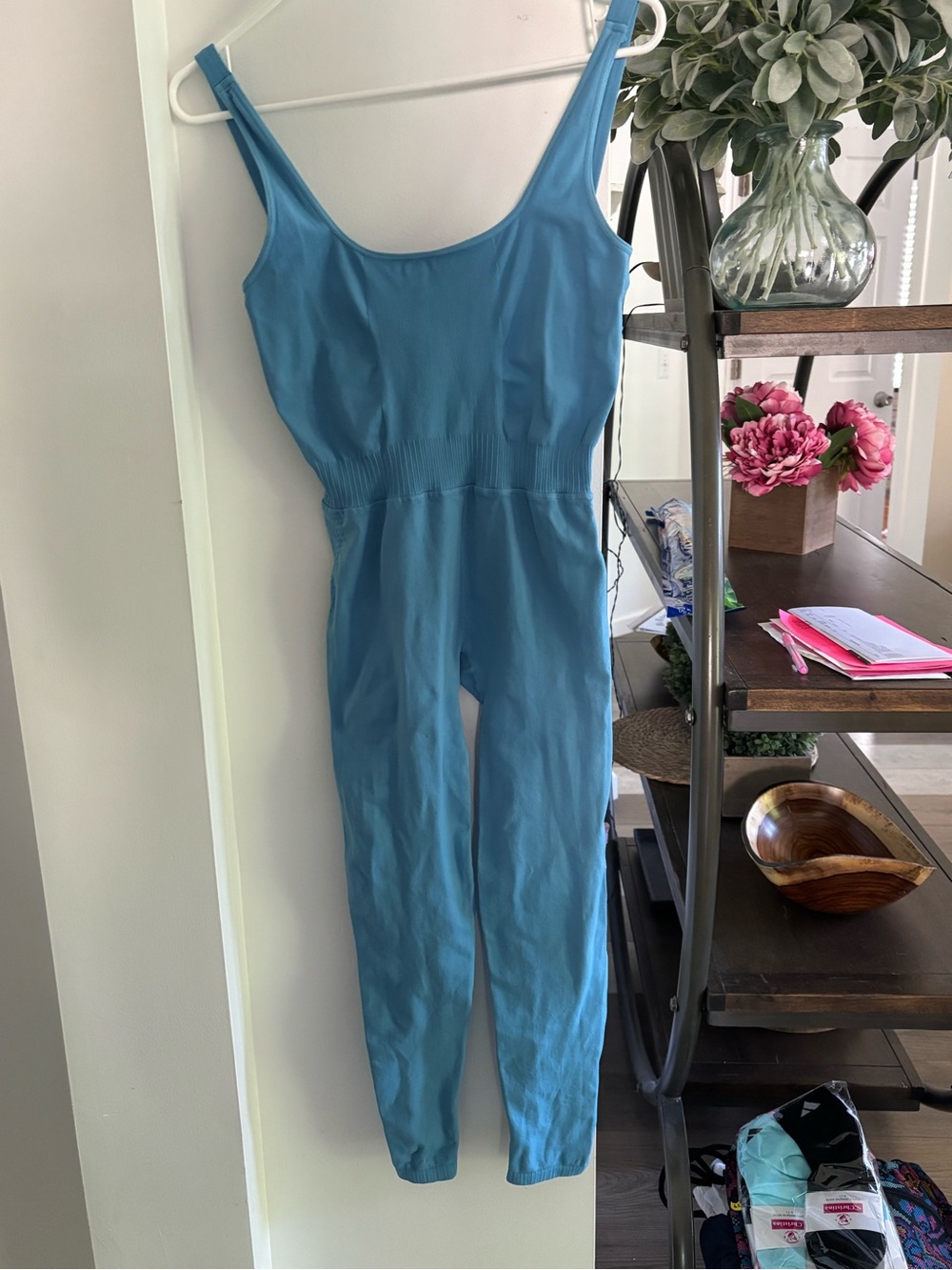 FP Movement by Free People Teal Blue One-Piece Jumpsuit